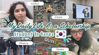 [ Indian Student] My Daily Life as a Scholarship Student in Korea #korea #gks #student