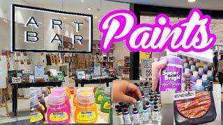 My Art Supply Shopping: Art Bar PAINTS