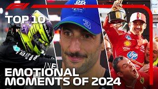 Moments That Made Us All Emotional During The 2024 F1 Season!