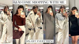 H&M COME SHOPPING WITH ME | NEW IN WINTER HAUL 2024