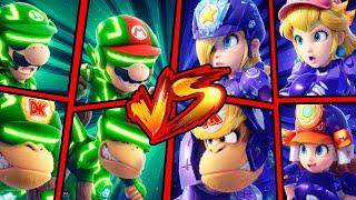 MARIO, LUIGI, DONKEY KONG, DIDDY KONG - WINNER? or LOSER? Mario Strikers Battle League CUP BATTLES