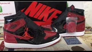 Air Jordan 1 High Patent Bred Review