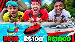 BARCO DE CONTROLE REMOTO DE R$10, R$100, R$1000 REAIS!