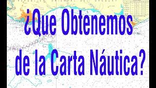 ¿Qué se obtiene de la Carta Náutica?