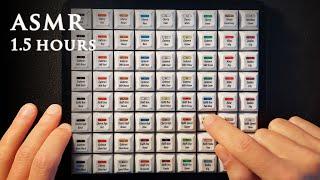 ASMR Mechanical Keyboard Switch Tester | 1.5 hrs Soft Spoken
