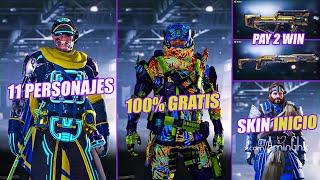 COMO CONSEGUIR 11 PERSONAJES GRATIS MÁS 2 ARMAS PAY 2 WIN NUEVA TEMPORADA 1 2024 COD MOBILE