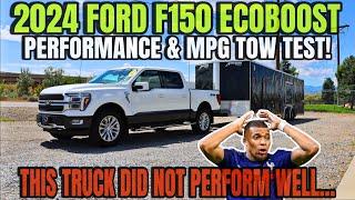 2024 Ford F150 ECOBOOST Max Towing Test! Find Out Why This Truck Failed Miserably...