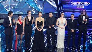 Sanremo 2024 - Il ritorno del  cast di Mare Fuori sul palco dell'Ariston