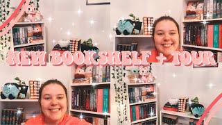 BUILD AND REORGANIZE MY NEW BOOKSHELF WITH ME + BOOKSHELF TOUR