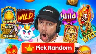 I LET GAMDOM PICK RANDOM SLOTS... AND THEY HIT HUGE!! MAJOR JACKPOT!! (Bonus Buys)