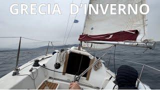 DA CORFU' A PLATARIA IN BARCA A VELA (navigazione invernale)