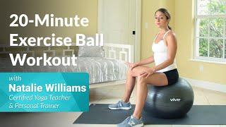 20-Minute Exercise Ball Workout