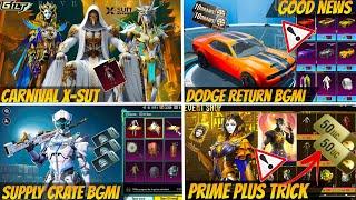 Next Carnival X-Sut Leaks | Prime Plus Trick For X-Sut 3.7 | 3.7 Update Bgmi/Pubg | Next Supply Bgmi