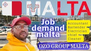 Getting a job in MALTA  Ozo Group, Vijay Malta 