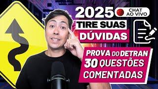 Prova Teórica do Detran 2025 – 30 QUESTÕES BEM COBRADAS NAS PROVAS DE TODO BRASIL! EXAME DETRAN 2025