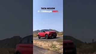 nexon facelift 2023 0-100 kmph acceleration of Tata nexon petrol DCT #TataNexon  #speedtest #0-100