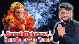 Ganesh Mahotsav, Ganeshji ka bhandara, Nitin Selfmade Vlogs