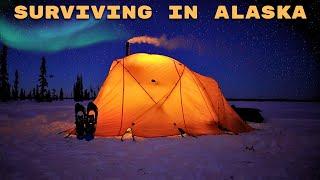 Hot Tent Adventure In The Alaska Wilderness | MOOSE, BREAKDOWNS, AND DEEP SNOW