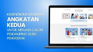 Video Tata Cara Pendaftaran Pendamping/Pengajar Praktik Program Guru Penggerak Angkatan 2