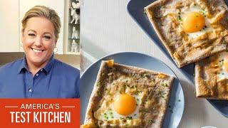 How to Make Galettes Complètes (Buckwheat Crepes with Ham, Egg, and Cheese)