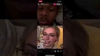 DaBaby on ig live with corina kopf *Tfue’s ex gf* funny ash