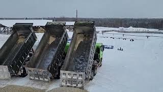 Нюансы при выгрузке самосвала.