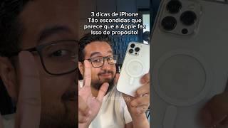 3 dicas escondidas no iPhone #iphone #dicas #celular #truques #tecnologia