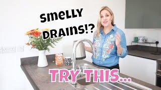 What's the best way to clean a stinky sink drain?