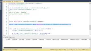 Data Warehouse 13 Table Partition Switching