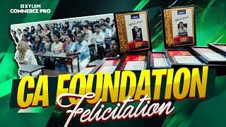 CA Foundation Felicitation | Xylem CA Classes