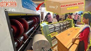 HOW? Corrugated Carton Boxes is made? | Packaging Box - Carton Box | Factory Explorer