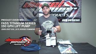 Product Overview: FASS 150 GPH Lift Pump 05-17 5.9L & 6.7L Cummins