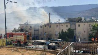 Aftermath of rocket attack on Israel's Kiryat Shmona | AFP