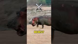 Lions Attacks Hippo