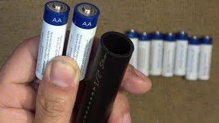 DIY: Home made AA 1.5V Alkaline battery holder (in series)