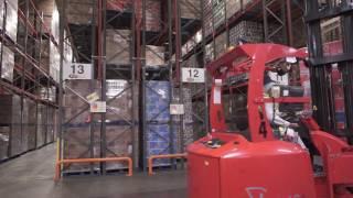 Pallet Storage in Narrow Aisles - Flexi Stormax Demo Video