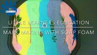 DIY Mark Making Pre Writing Activity for Toddlers & Pre-schoolers Part 3 of 7 How to Make Soap Foam