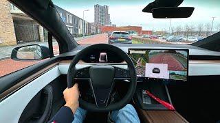 Tesla Model X LR | 2024| POV Test Drive | Binaural Sound