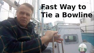 Tying a Bowline Quickly