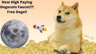 Best & Highest Paying Dogecoin Faucet!! Free Doge!!