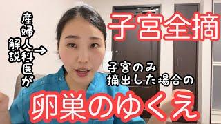 【子宮全摘】卵巣はどこにいくの？解剖を解説します！