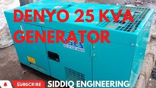 Denyo generator 25kva Diesel electric Generator 1500 R.P.M Review Amazing Review