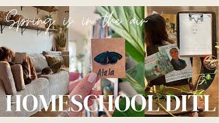 DAY IN THE LIFE of a Homeschool Mom of Five I Slow Living DITL I Homeschool Spring Prep