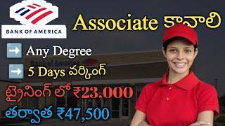 Bank of America Recruitment 2024 |Data Entry Job | Work From Home  Free Job