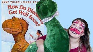 HOW DO DINOSAURS GET WELL SOON? Book Reading With Jukie Davie!