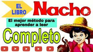 El libro Nacho para aprender a leer fácil y rápido. ️️