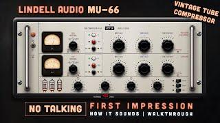 No talking | Lindell MU-66 Compressor - Usage & Sound | Walkthrough - Mixing Tutorial (no voiceover)