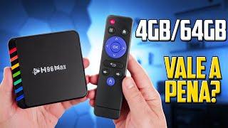 Testei o H96 MAX, um TV BOX BARATINHO com 64GB - VALE A PENA?