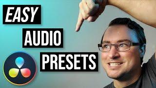How to Apply and Create FAIRLIGHT AUDIO PRESETS in DaVinci Resolve!