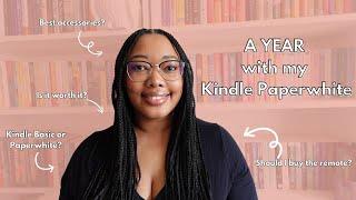 Is the Kindle Paperwhite Worth it?! | a year with my kindle